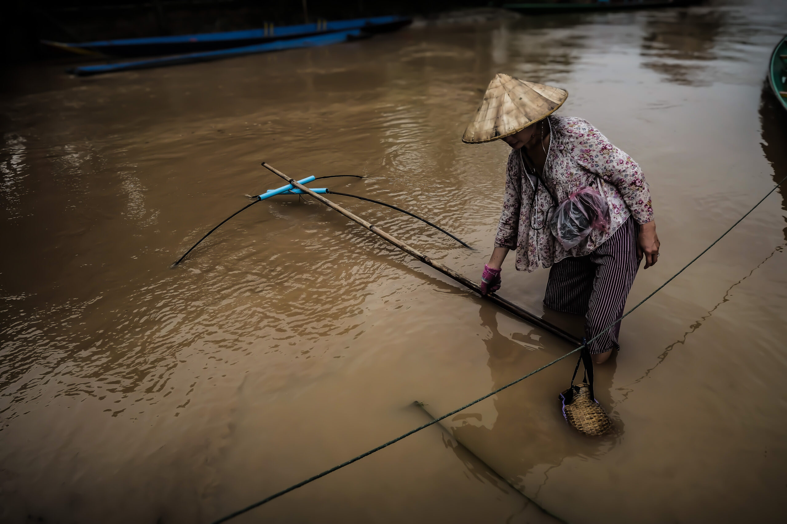 Fishing for Supper, Vien Viang, Laos
