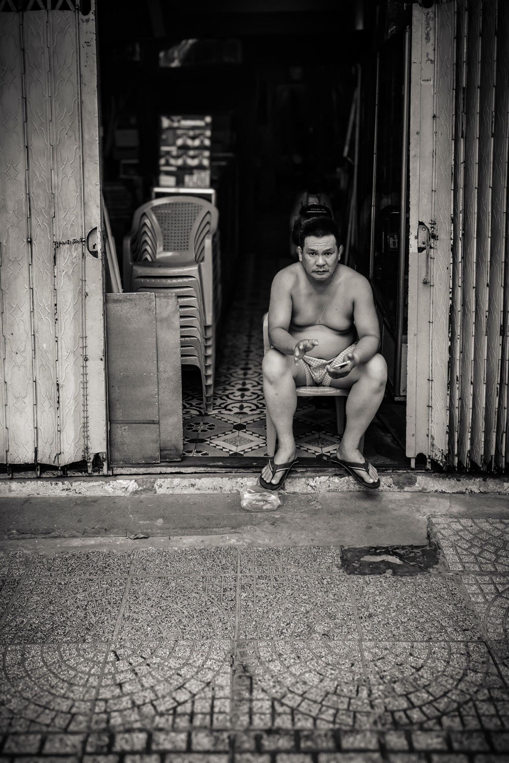 Indignant Man, Ho Chi Minh